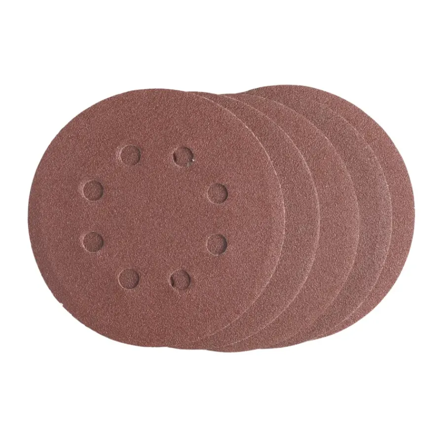 IRWIN schuurschijf rond Ø125 mm zelfhechtend K80, 5 stuks