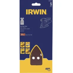 IRWIN schuurvel voor B+D Multischuurmachine zelfklevend K60, 5 stuks New