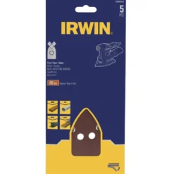 IRWIN schuurvel voor B+D Multischuurmachine zelfklevend K80, 5 stuks Best