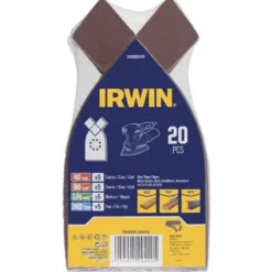 IRWIN schuurvel voor B+D Multischuurmachine zelfklevend K40/K80/K120/K240, 20 stuks New