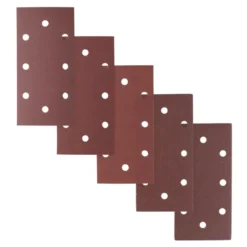 IRWIN schuurvel 190 x 93 mm K80/K120/K240 zelfhechtend, met perforatie voor B+D, 10 stuks.