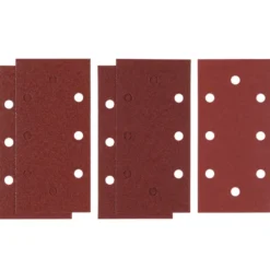 IRWIN schuurvel 190 x 93 mm K80/K120/K240 zelfhechtend, met perforatie voor B+D, 5 stuks. Outlet