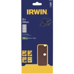 IRWIN schuurvel 230 x 93 mm K150 voor klembevestiging, met perforatie voor Bosch, Skil, Gamma, Makita, Metabo, 5 stuks. Online