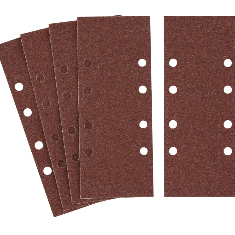 IRWIN schuurvel 230 x 93 mm K60 voor klembevestiging, met perforatie voor Bosch, Skil, Gamma, Makita, Metabo, 5 stuks. Outlet