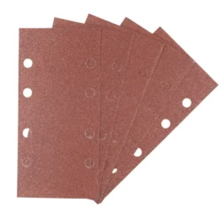 IRWIN schuurvel 190 x 93 mm K80 zelfhechtend, met perforatie voor Bosch, Skil, Gamma, Makita, Metabo, 5 stuks. Hot