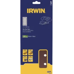IRWIN schuurvel 230 x 115 mm K150 zelfhechtend, met perforatie, 5 stuks. Online