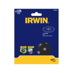 IRWIN schuurzool rond Ø125 mm voor excentrische schuurmachine van Bosch Clearance