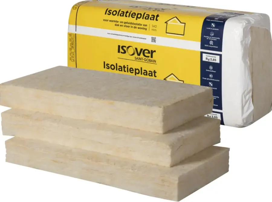 Isover isolatieplaat glaswol 120x60 cm, dikte 14 cm (Rd 3.85) 2,16 m² Online