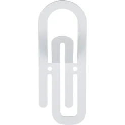 Jashaak enkel Paperclip wit zamak
