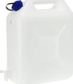 Geen Jerrycan kunststof 20L transparant met kraan Outlet