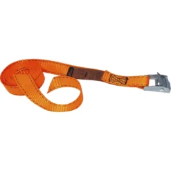 Jumbo spanband oranje 25mm met klemgesp 250 cm Sale