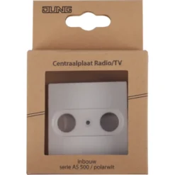 JUNG AS500 Centraalplaat Radio/TV Wit Sale
