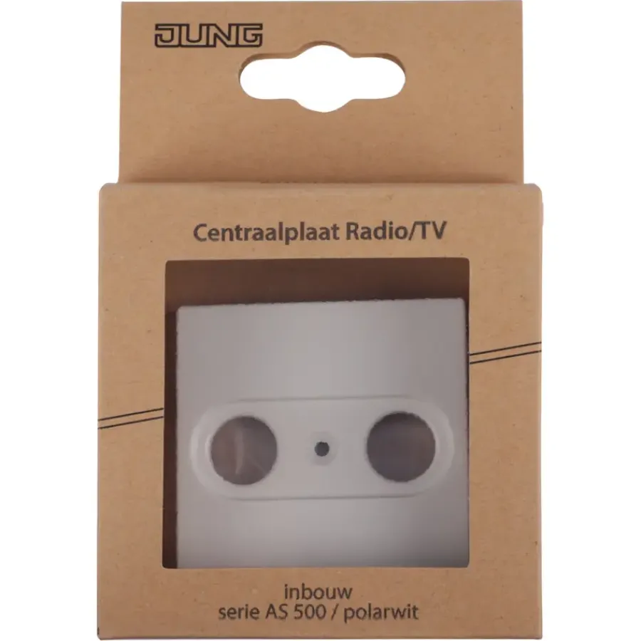 JUNG AS500 Centraalplaat Radio/TV Wit Sale