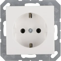 JUNG AS500 Enkel Geaard Stopcontact Wit New