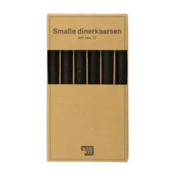 Kaars diner smal mint 17 cm - set van 12