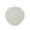 Kaars schelp wit 12,5 x 4,3 cm