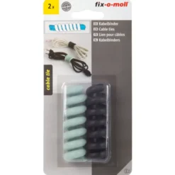 Fix-o-moll Kabelbinder spiraal 2 kleuren 90mm - 2 stuks Hot