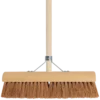 Kamerveger bezem kokos 40 cm met steel 150 cm