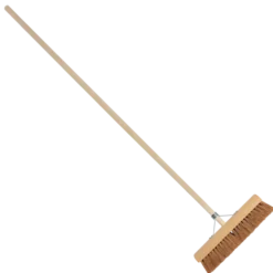 Kamerveger bezem kokos 40 cm met steel 150 cm