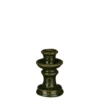 Kandelaar groen - h14,5xd9cm