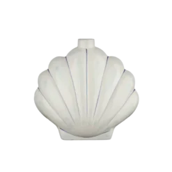 Kandelaar schelp blauw