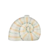 Kandelaar schelp oranje/blauw