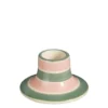 Kandelaar streep roze - h4xd7cm