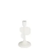 Kandelaar wit - h20xd10cm
