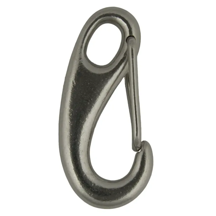 Karabijnhaak dicht oog 100mm