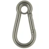 Karabijnhaak dicht oog 5x50mm
