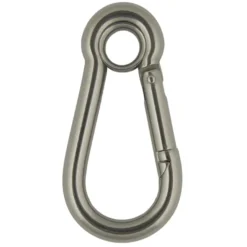 Karabijnhaak dicht oog 6x60mm