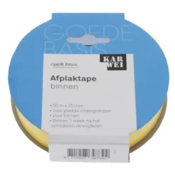 KARWEI afplaktape gladde ondergronden 50mx25mm Clearance