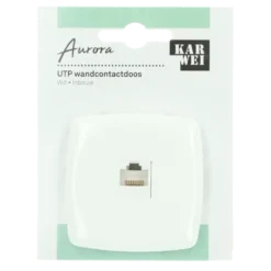 KARWEI Aurora UTP Wandcontactdoos CAT5 wit Sale