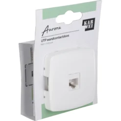 KARWEI Aurora UTP Wandcontactdoos CAT5 wit Sale