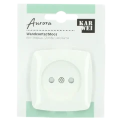 KARWEI Aurora wandcontactdoos wit