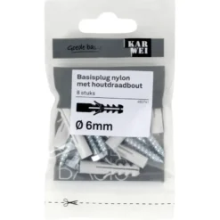 KARWEI Basisplug 6x30mm + hdb 5x35mm 8ST