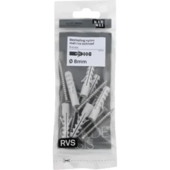 KARWEI Basisplug 8x40mm + uni 5x50mm RVS 6ST