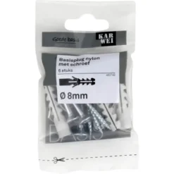 KARWEI Basisplug 8x40mm + uni 5x50mm 6ST