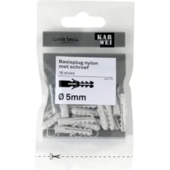 KARWEI Basisplug 5x25mm + uni 3,5x30mm 16ST