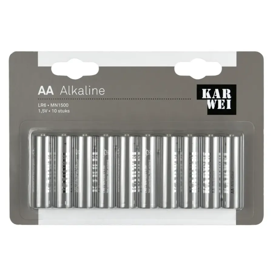 KARWEI Batterij Alkaline AA 10 stuks Best