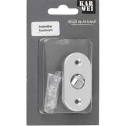 KARWEI beldrukker ovaal aluminium Hot