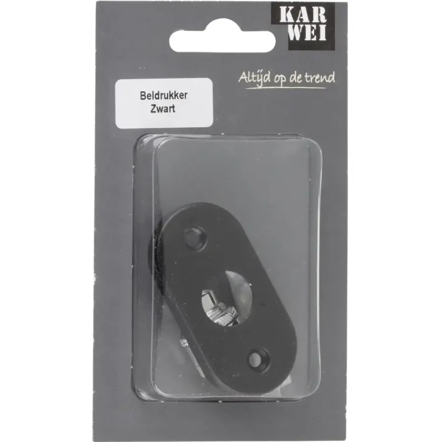 KARWEI beldrukker zwart Discount