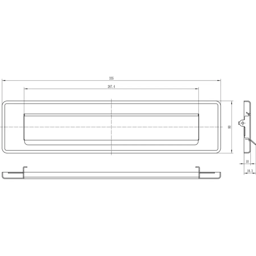 KARWEI briefplaat aluminium New