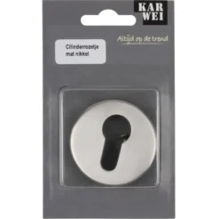 KARWEI cilinder rozet rond RVS look (messing) New