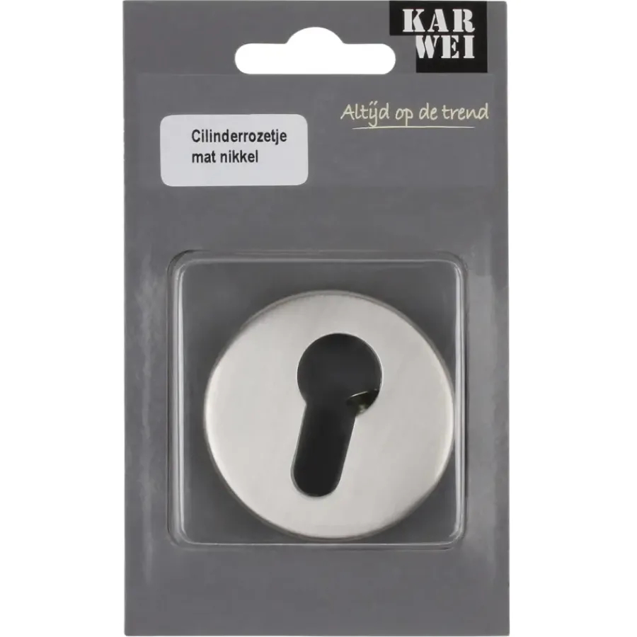 KARWEI cilinder rozet rond RVS look (messing) New