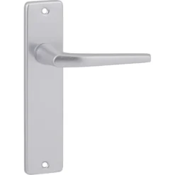 KARWEI deurkruk set Daan recht blind schild aluminium Hot