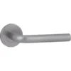 KARWEI deurkruk set Gino rond rozet RVS look aluminium Discount