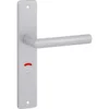 KARWEI deurkruk set Greece recht schild vrij-bezet sluiting 63/8 mm ANOX aluminium mat Clearance