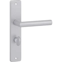 KARWEI deurkruk set Greece recht schild vrij-bezet sluiting 63/8 mm ANOX aluminium mat Clearance