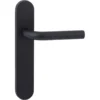 KARWEI deurkruk set Henry ovaal blind schild zwart RVS Discount